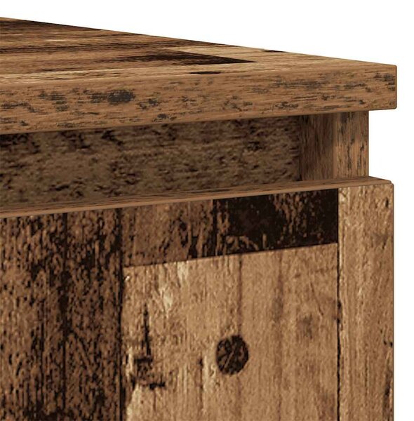 Antik fa szerelt fa tálalószekrény fiókos 100,5x35x98,5 cm