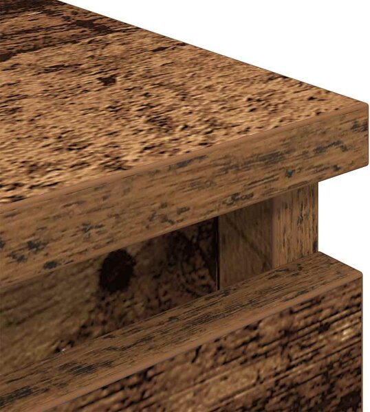 Antik hatású szerelt fa TV-szekrény 80x35x54 cm