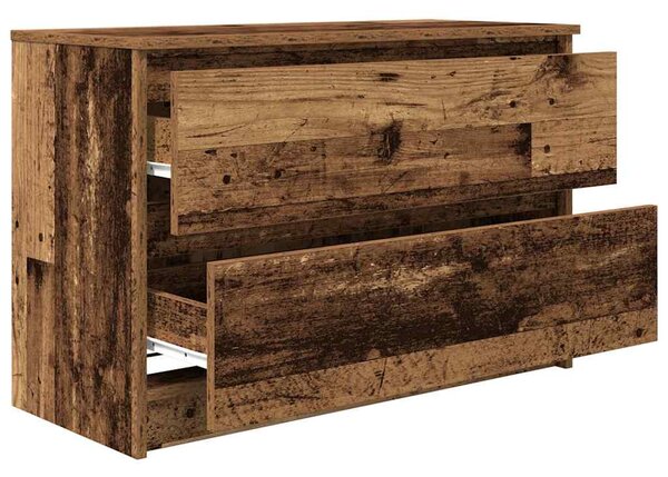 Antik hatású szerelt fa TV-szekrény 80x35x54 cm