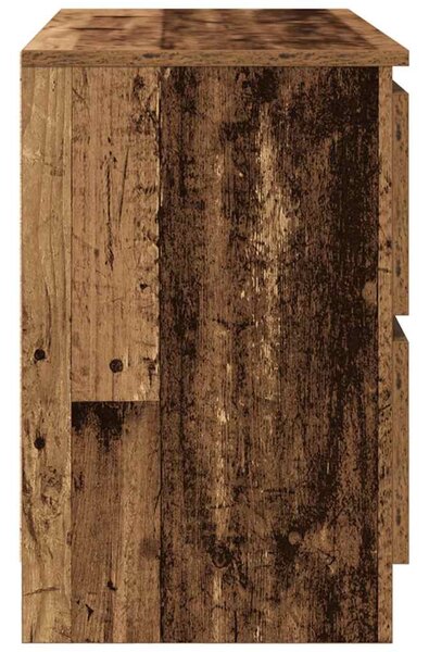 Antik hatású szerelt fa TV-szekrény 80x35x54 cm