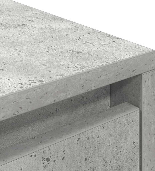 Betonszürke szerelt fa TV-szekrény 188,5x41x50 cm