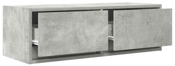 2 db betonszürke szerelt fa TV-szekrény 80x31x25,5 cm