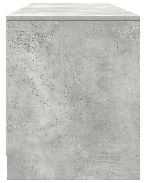 Betonszürke szerelt fa TV-szekrény 188,5x41x50 cm