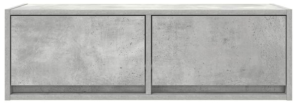 2 db betonszürke szerelt fa TV-szekrény 80x31x25,5 cm