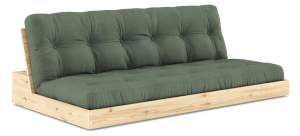 Zöld kinyitható kanapé 196 cm Base – Karup Design