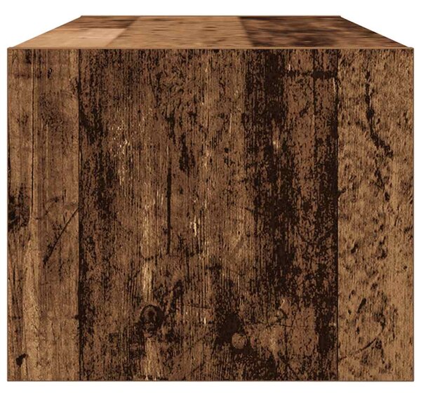 Antik fa színű szerelt fa TV-szekrény 80x31x25,5 cm