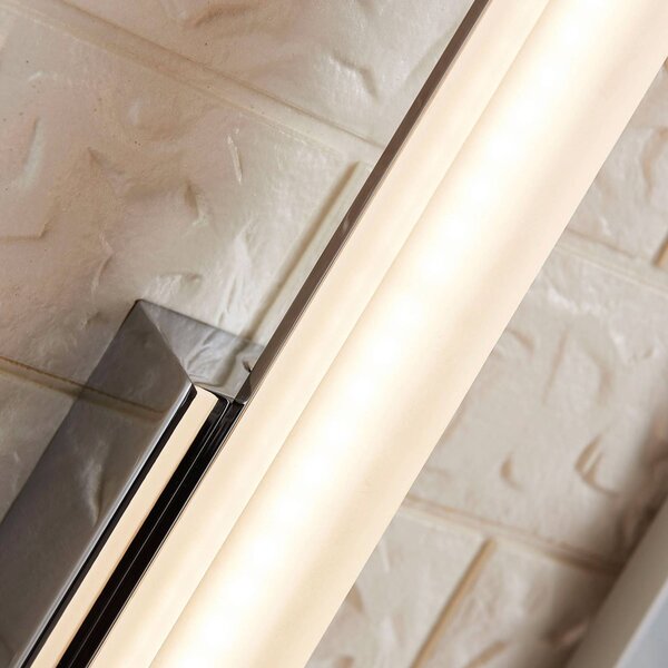 Lucande LED fürdőszoba fali lámpa Julie, 32 cm magas, króm, IP44, Fürdőszoba, Modern