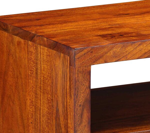 Tömör akácfa többszínű TV-szekrény 110x30x40