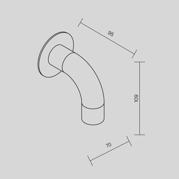 Maytoni modern kültéri fali lámpa sleek grafit myo477wl-l2gf3k IP65