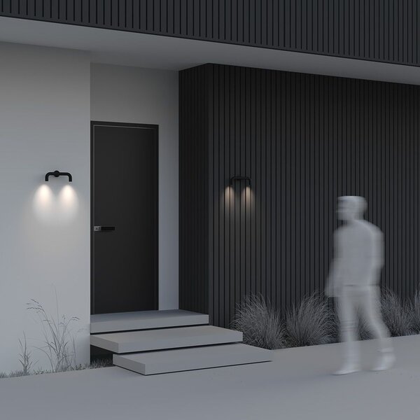Maytoni modern kültéri fali lámpa sleek grafit myo477wl-l4gf3k IP65