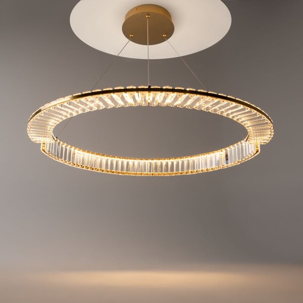Maytoni modern függeszték krone sárgaréz átlátszó myp097pl-l45bs3k