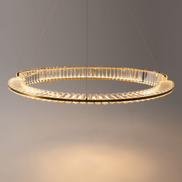 Maytoni modern függeszték krone sárgaréz átlátszó myp097pl-l45bs3k