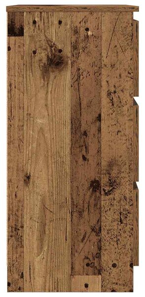 Antik fa szerelt fa tálalószekrény 60 x 35 x 76 cm
