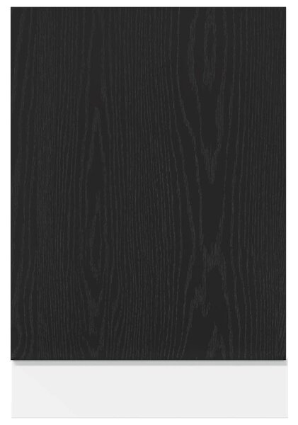 “Lyon” fekete tölgy szerelt fa mosogatógép panel 45x1,5x67 cm