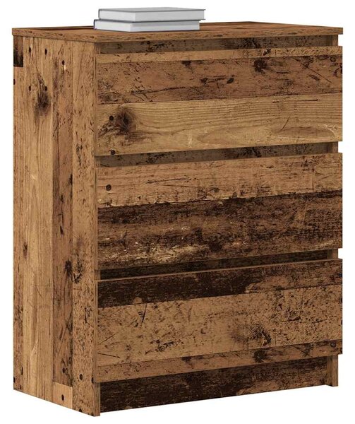 Antik fa szerelt fa tálalószekrény 60 x 35 x 76 cm