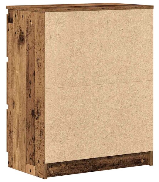 Antik fa szerelt fa tálalószekrény 60 x 35 x 76 cm