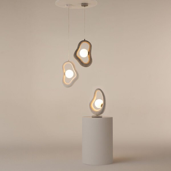 Maytoni modern asztali lámpa opus fehér mymod380tl-01w