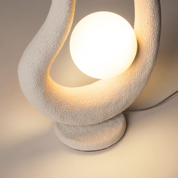 Maytoni modern asztali lámpa opus fehér mymod380tl-01w