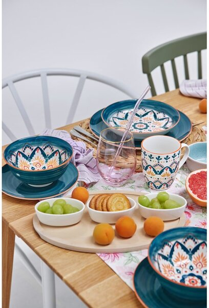 Porcelán négyszemélyes étkészlet 20 db-os Hestia – Bonami Essentials