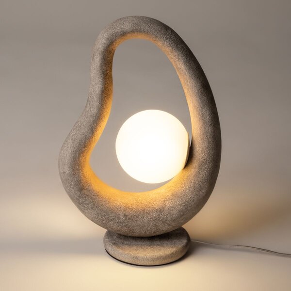 Maytoni modern asztali lámpa opus fehér szürke mymod380tl-01gr