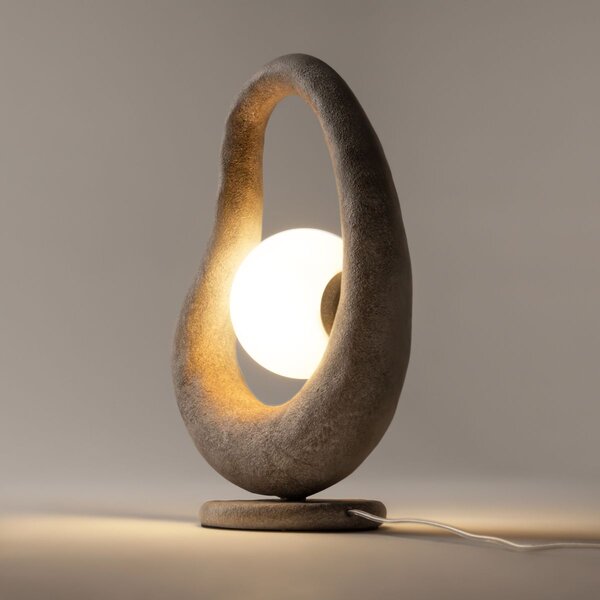 Maytoni modern asztali lámpa opus fehér szürke mymod380tl-01gr