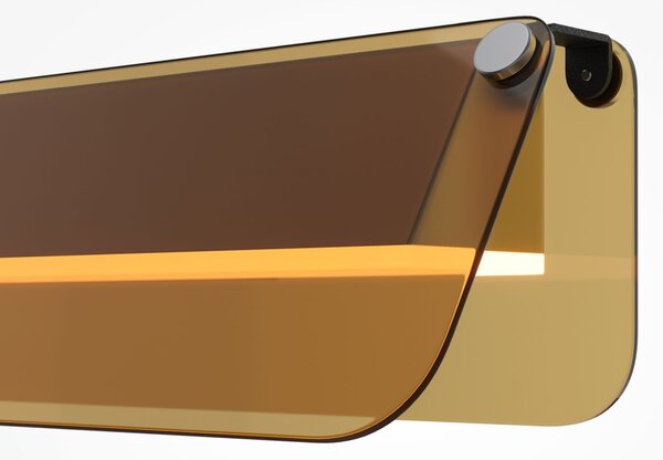 Maytoni modern fali lámpa flat borostyán fekete mymod296wl-l6bc3k
