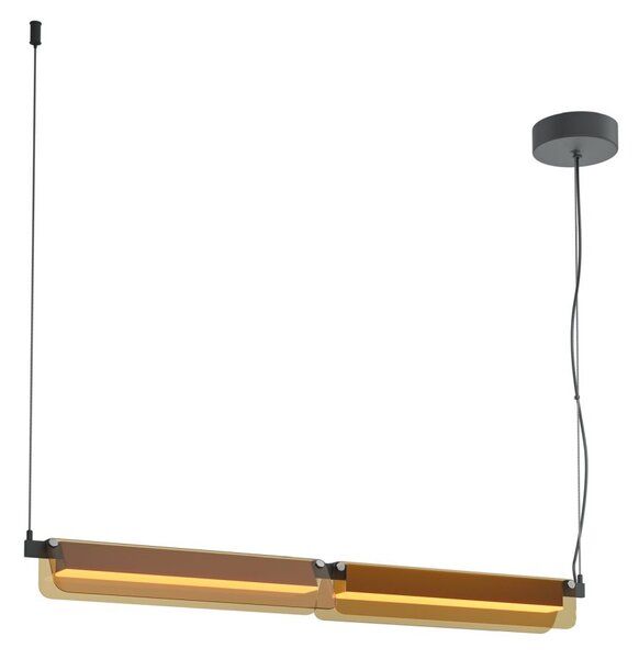 Maytoni modern függeszték flat borostyán fekete mymod296pl-l20bc3k