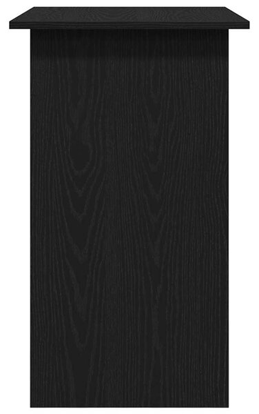 Fekete tölgy színű szerelt fa íróasztal 80 x 45 x 74 cm
