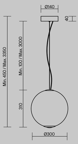 Maytoni modern függeszték bruma fehér króm mymod397pll15ch2.7k
