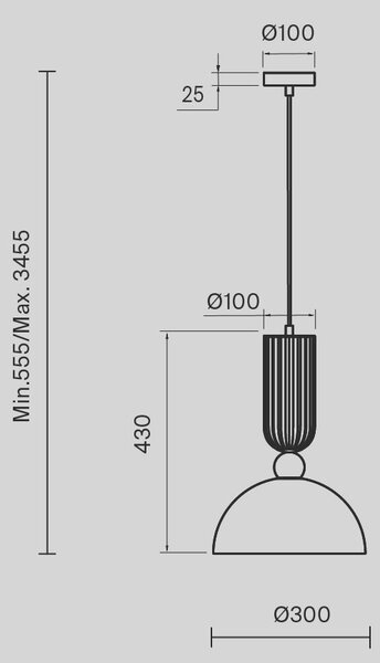 Maytoni modern függeszték antic fehér arany mymod302pl-01w1
