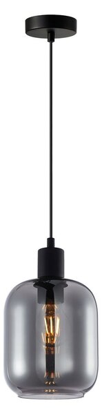 Italux modern függeszték zona fekete füstös itxpnd-29258s-1-bksg