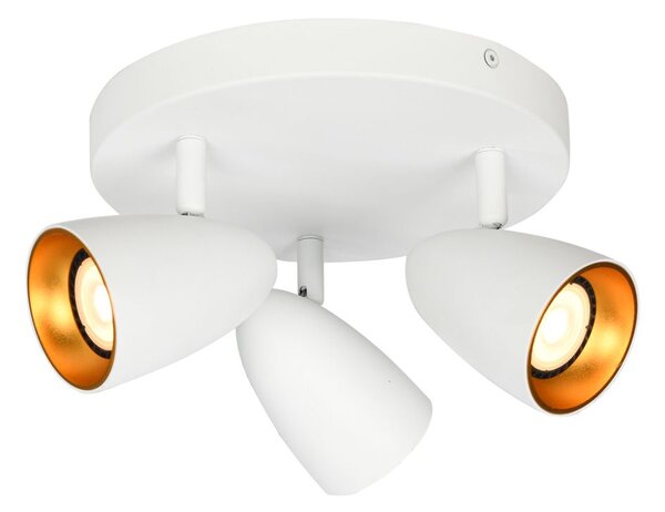 Italux modern spot lámpa tino fehér arany itxspl-36748-3r-whgd