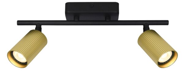 Italux modern spot lámpa tris fekete arany itxspl-46829-2-bk-gd