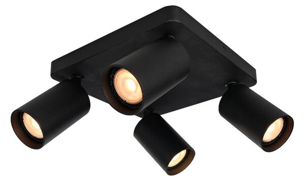 Italux modern spot lámpa nesto fekete itxspl-23436-4s-bk