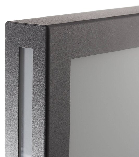 CMD Érzékelős LED kültéri lámpa AquaLegendo Mini, Fekete, Rozsdamentes acél, Modern
