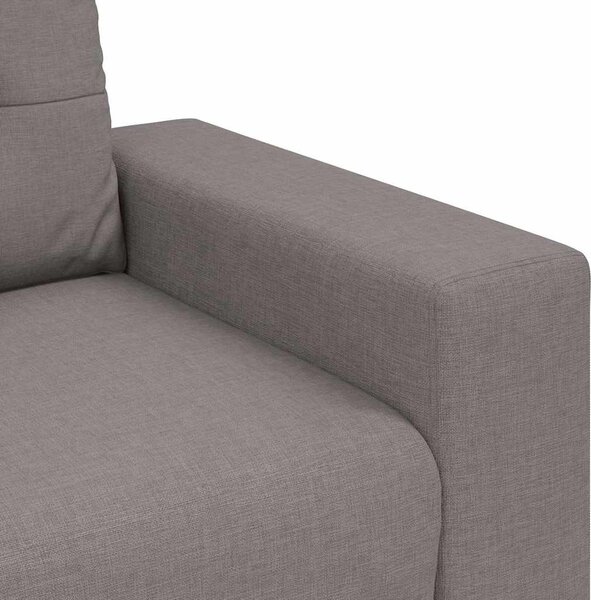 Tópszínű szövet loveseat kanapé 160x77x82 cm