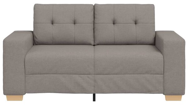 Tópszínű szövet loveseat kanapé 160x77x82 cm