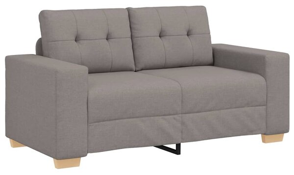 Tópszínű szövet loveseat kanapé 160x77x82 cm