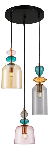 Italux modern függeszték namos sárgaréz sokszínű itxpnd-27092-3amcbro