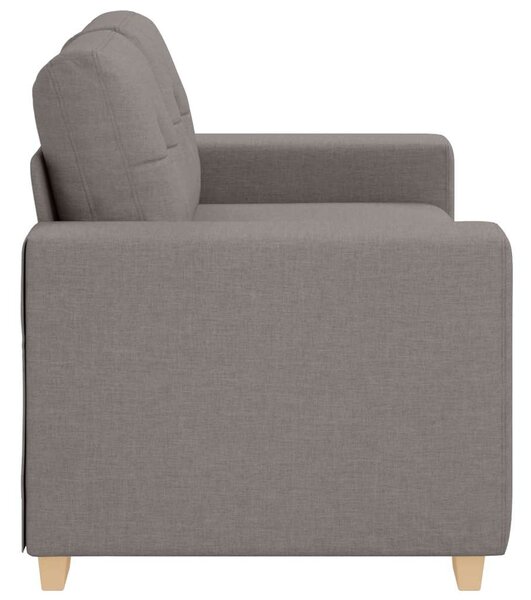 Tópszínű szövet loveseat kanapé 160x77x82 cm