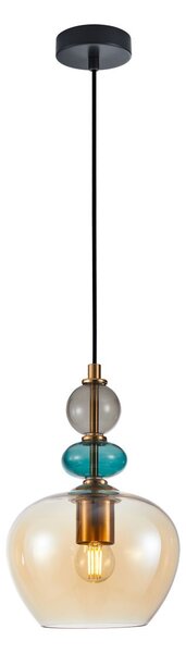 Italux modern függeszték busco borostyán sokszínű arany itxpnd-302631abroamb