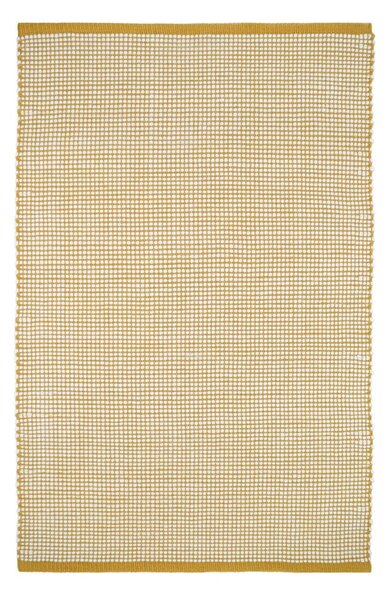 Sárga szőnyeg gyapjúval 130x70 cm Bergen - Nattiot