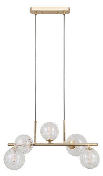 Italux modern függeszték toledo átlátszó arany itxpnd-40717-5-hbr