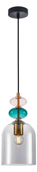 Italux modern függeszték busco fekete sokszínű arany itxpnd-30263-1bbrosg