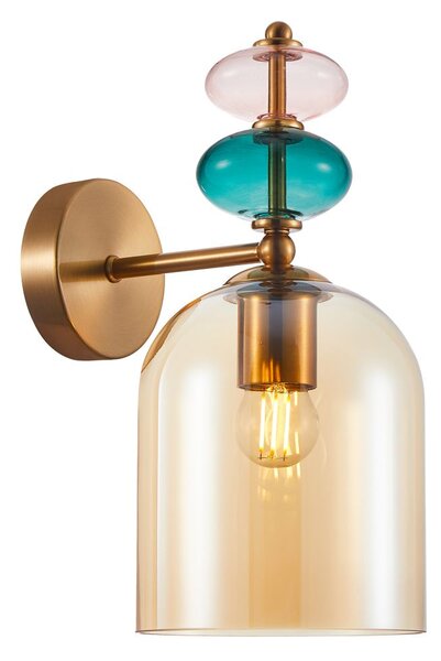 Italux modern fali lámpa busco sokszínű arany itxwl-30263-1bbroamb