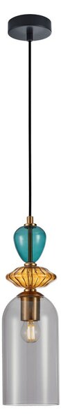 Italux modern függeszték busco fekete sokszínű arany itxpnd-30263-1cbrosg