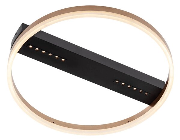 DEMY mennyezeti lámpa – matt fekete és arany, LED, modern design