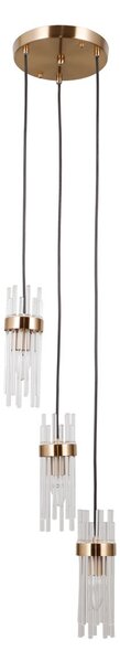 Italux modern függeszték taraso átlátszó arany itxpnd-40760-3-hbr