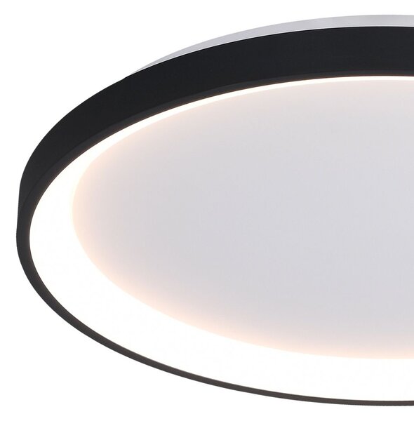 Italux modern mennyezeti lámpa raden fehér fekete itxcln-3151-s-bk