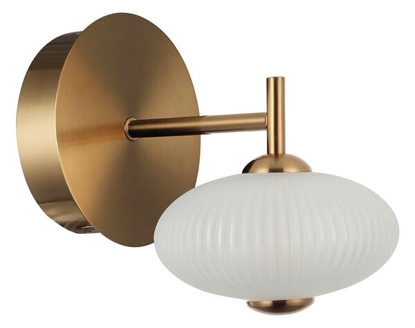 Italux modern fali lámpa nico fehér fekete arany itxwl-8545-1-bk-gd